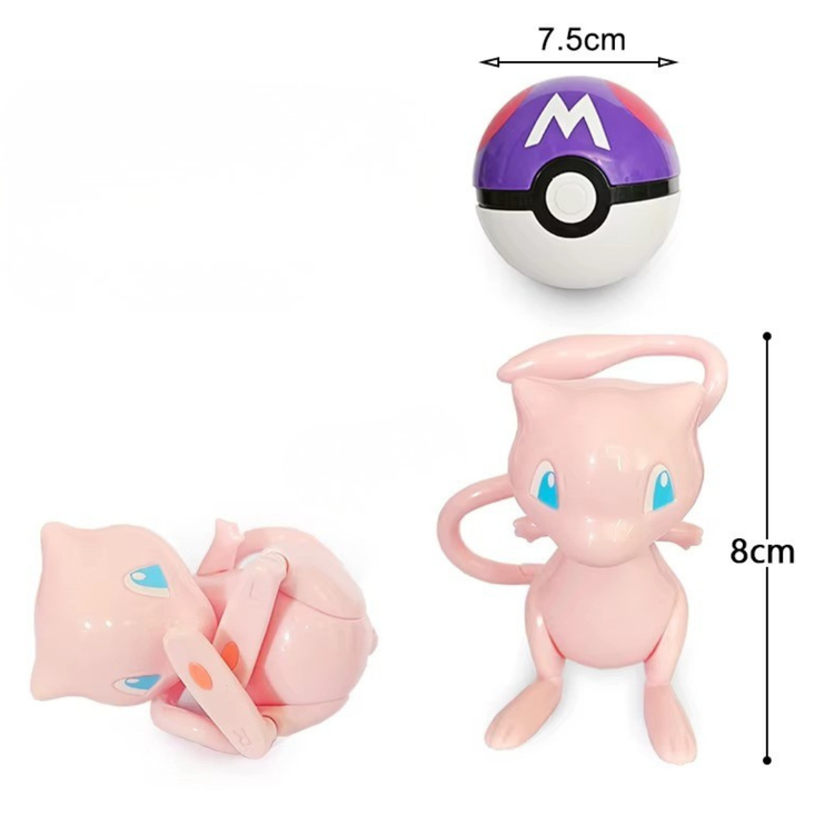 Pokébola Surpresa com Mini Pokémon Colecionável