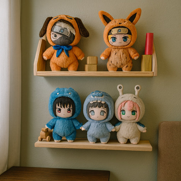Pelúcia Labubu Naruto Shippuden