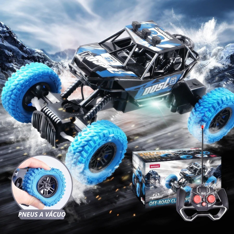 Carro Monstro 4x4 LED Controle Remoto