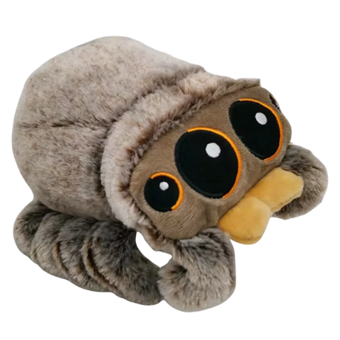 Lucas a Aranha pelúcia