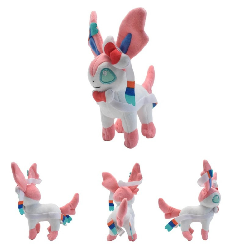 Pelúcias Pokemon Eevee e Evoluções