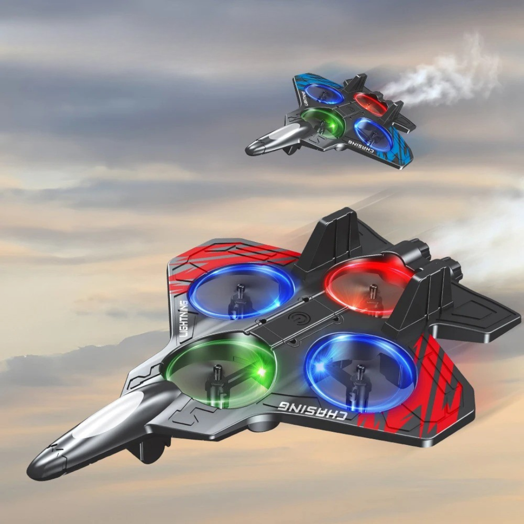 Drone de Combate RC Espuma com Luzes LED