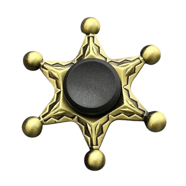 Spinner Metálico Bronze Antiestresse