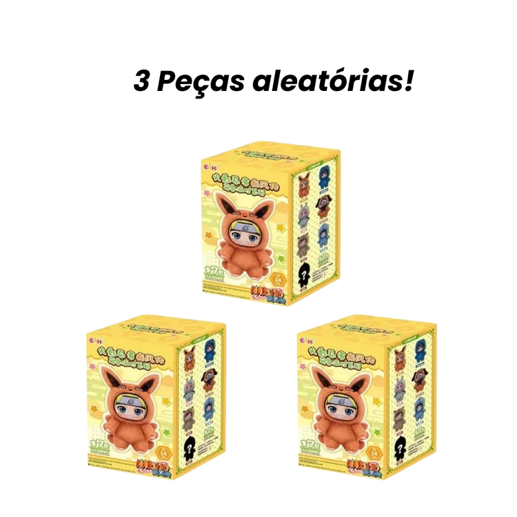 Pelúcia Labubu Naruto Shippuden