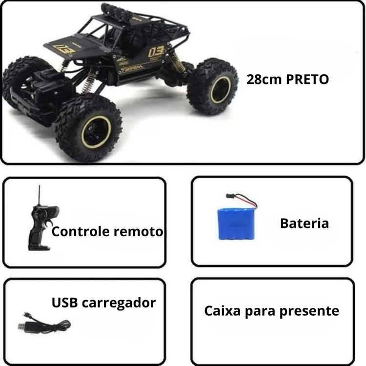 Carro Monster 4x4 Controle Remoto
