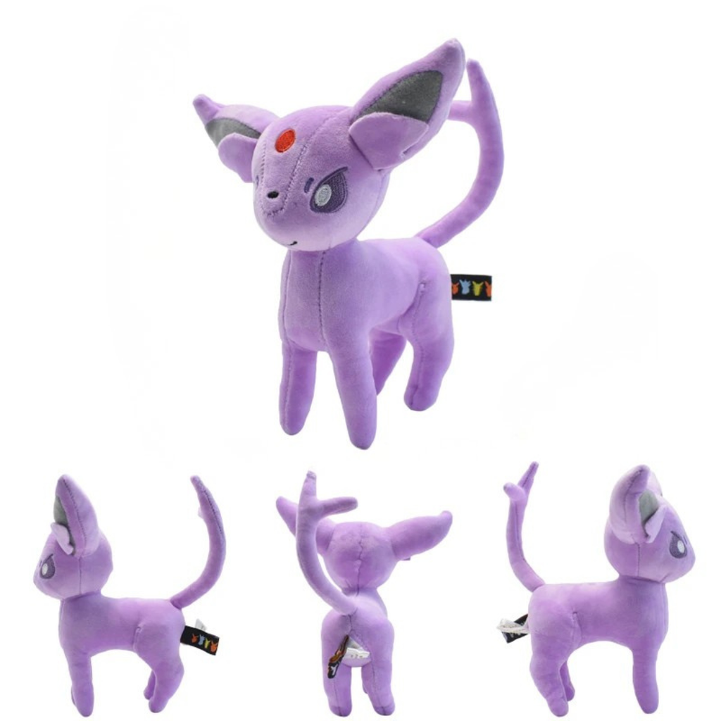 Pelúcias Pokemon Eevee e Evoluções