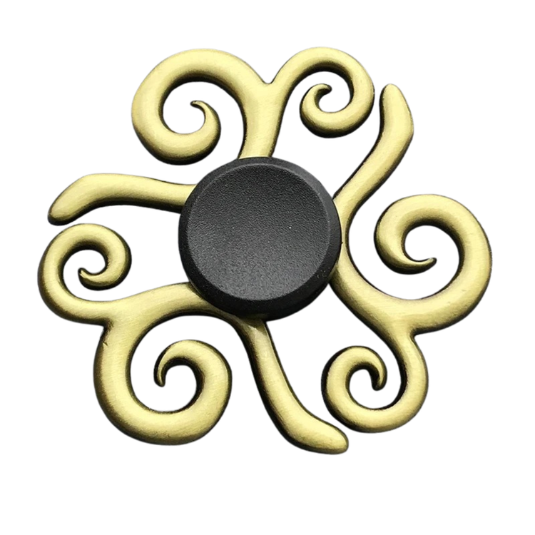 Spinner Metálico Bronze Antiestresse
