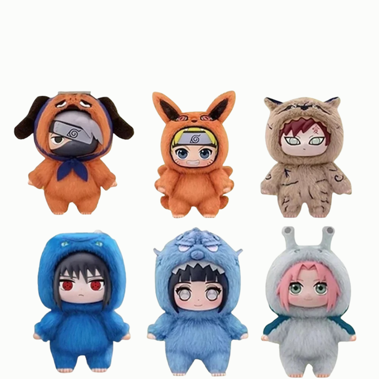 Pelúcia Labubu Naruto Shippuden