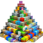 Kit 100 Blocos Magnéticos Minecraft