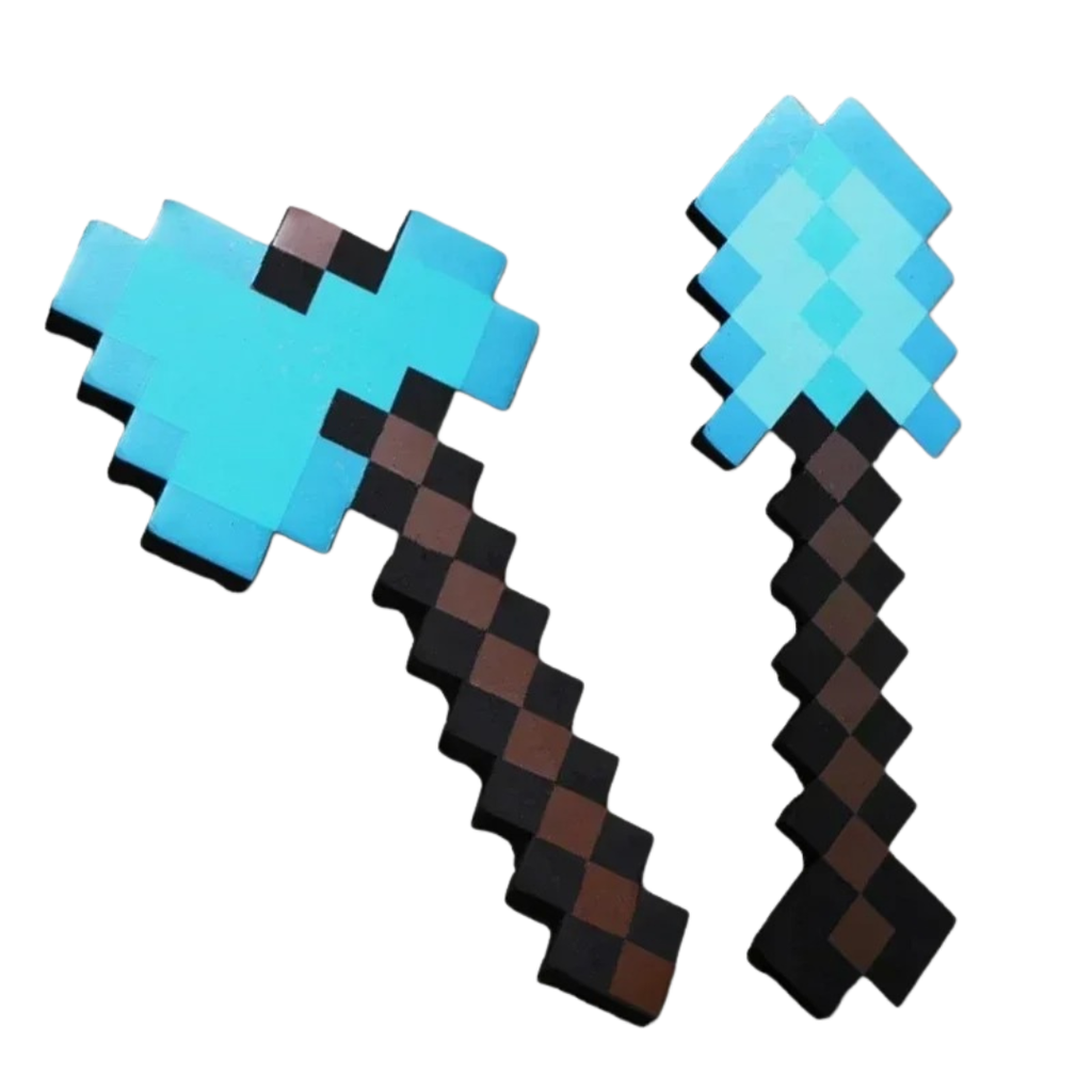 Combo Ferramentas Lendárias Minecraft – 2 Peças Surpresa!