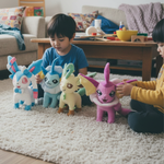 Pelúcias Pokemon Eevee e Evoluções