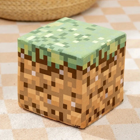 Bloco Minecraft de Pelúcia