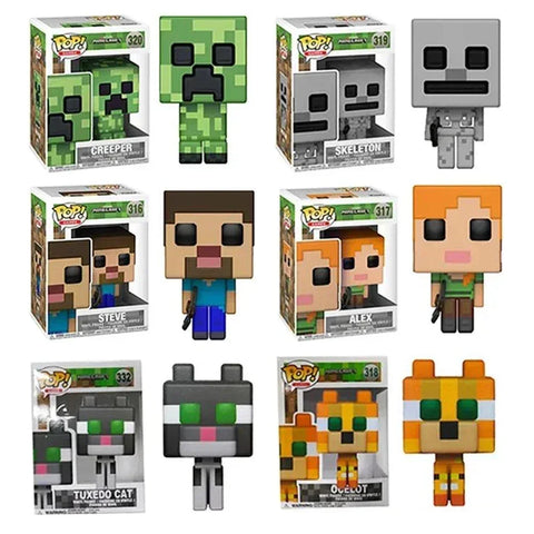 Bonecos Funko Pop Minecraft