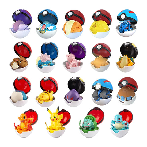 Pokébola Surpresa com Mini Pokémon Colecionável